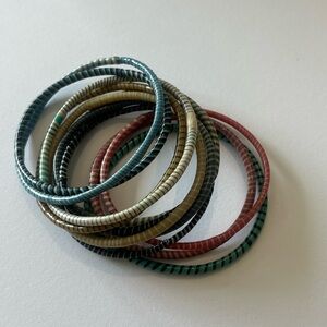 Multicolor Bangle Set